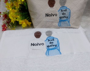 Necessarie + Toalhinha Avô e Noivo