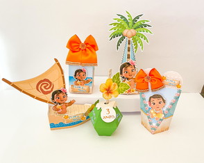 Kit Personalizado Moana Baby (30 Itens)