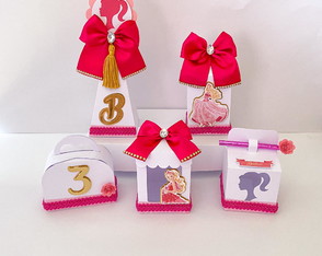Kit Personalizados Barbie Luxo (20 Itens)