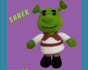 Coleção Princesas Amigurumi: Shrek