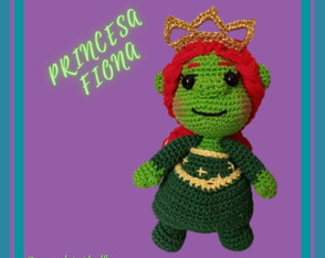 Coleção Princesas Amigurumi: Fiona