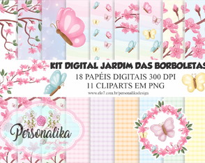 Kit Digital Jardim das Borboletas