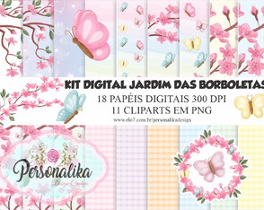 Kit Digital Jardim das Borboletas