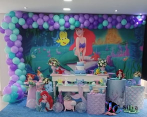 Locação Decoração Sereia Ariel. Estamos na Zs/sp