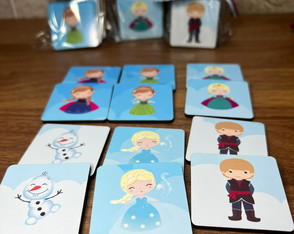 Jogo da Memória em mdf 06 Pares - Baby Frozen