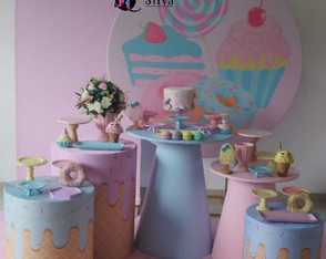 Locação Decoração Doces. Atendemos Apenas a Zs/sp