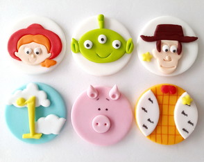 Apliques de Pasta Americana 5 cm Doces