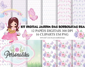 Kit Digital Jardim das Borboletas Real