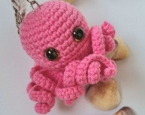 Chaveiro Amigurumi Lulinha