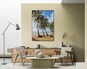 Quadro Decorativo Fine Art Canvas Coqueiros 40x50