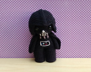 Darth Vader - Star Wars Amigurumi ** Pronta Entrega