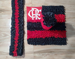 Kit Capa para Volante de Ônibus e Carro Flamengo