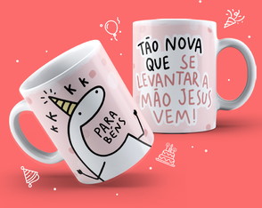 Caneca Aniversário Flork Amiga