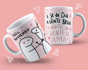 Caneca Aniversário Flork Amiga