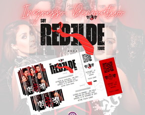 Ingresso Fictício Digital Soy Rebelde Tour