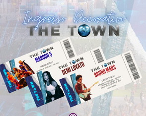 Ingresso Fictício Digital The Town 2025