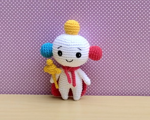 Rei Arco-íris ( Vera e o Reino Aroc-íris ) Amigurumi