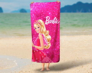 Toalha Personalizada Barbie Colocamos o Nome