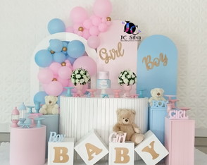 Locação Decoração Chá Revelação 3. Atendemos Apenas Zs/sp
