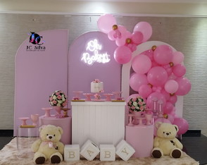 Locação Decoração Oh Baby Rosa. Estamos na Zs/sp