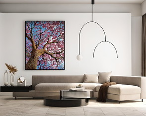 Quadro Decorativo Fine Art Canvas Ipê Rosa 40x50