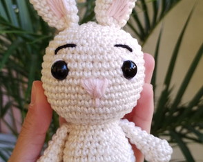 Coelho Bichinhos do Bosque Amigurumi Crochê