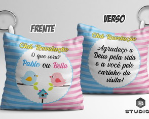 Almochaveiro Personalizado Chá Revelação