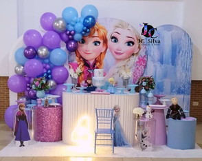 Locação Decoração Frozen. Estamos na Zs-sp.