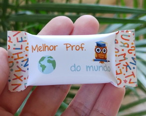 100 Balas Personalizadas Dia dos Professores Modelo 2