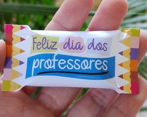 100 Balas Personalizadas Dia dos Professores Modelo 4