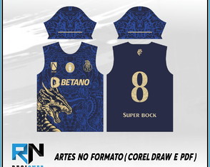 Arte Vetor Camisa Porto Dragão