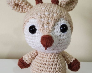 Cervo Bichinhos do Bosque Amigurumi Crochê