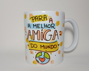 Caneca de Cerâmica Amigas