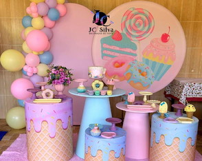 Locação Decoração Doces. Atendemos Apenas a Zs/sp.