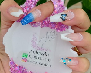 Placa Personalizada de Resina para Make/manicure