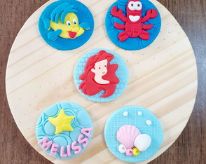 Aplique 5 cm Doces Ariel