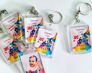 Chaveiro com Foto 3x4 Personalizados - Bolofofos
