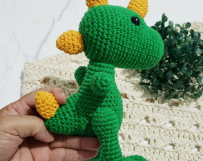 Dinossauro Amigurumi