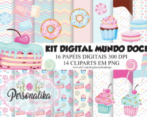 Kit Digital Mundo Doce