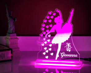 Luminária Personalizada Bailarina