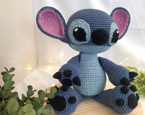 Stitch Amigurumi de Croche