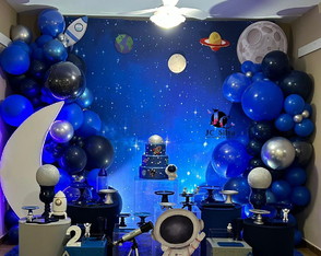 Locação Decoração Astronauta. Atendemos Zona Sul de Sp.