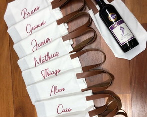 Porta Vinho Personalizado para Casamento e Brindes