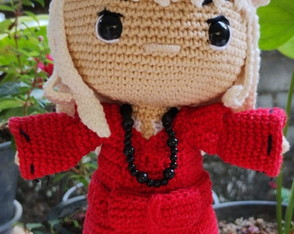 Boneco Inuyasha Anime Amigurumi Crochê Crochê