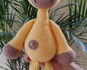Girafa Tapioca Amigurumi Crochê