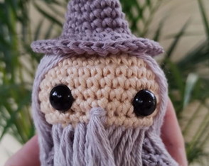 Mini Gandalf Senhor dos Anéis Amigurumi