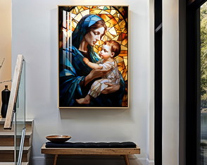 Quadro Maria de Nazaré, a Mãe de Jesus 50x70