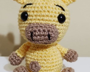 Girafa Safári Amigurumi Crochê