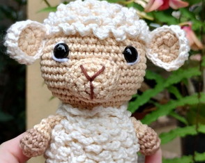 Carneiro Ovelha Fazendinha Amigurumi Crochê