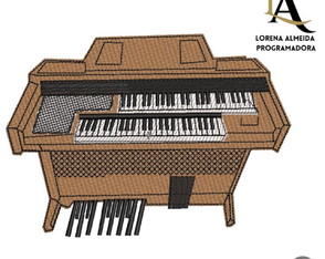 Matriz Bordado Piano